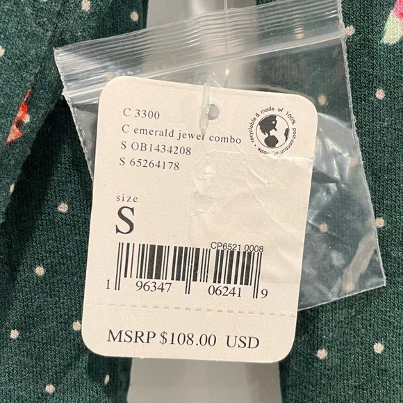 NWT Free People Green Celia Mini Dress - Picture 13 of 14